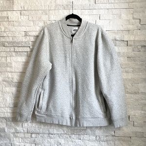 Men's XL Textured Bomber Jacket